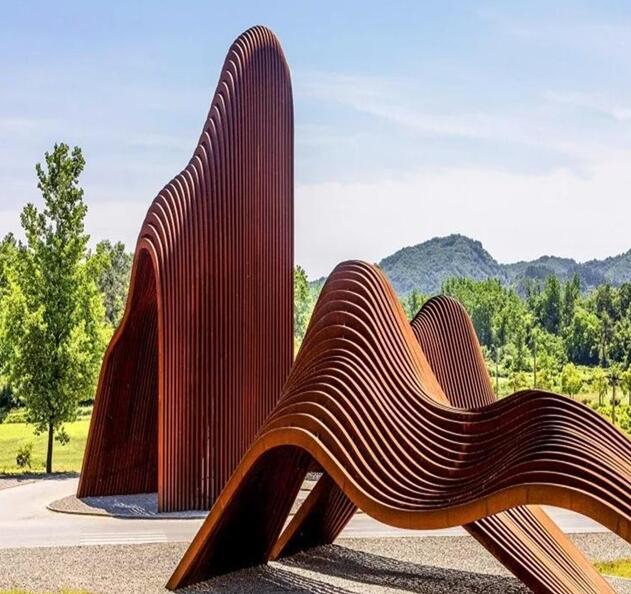 三明锈钢板造型